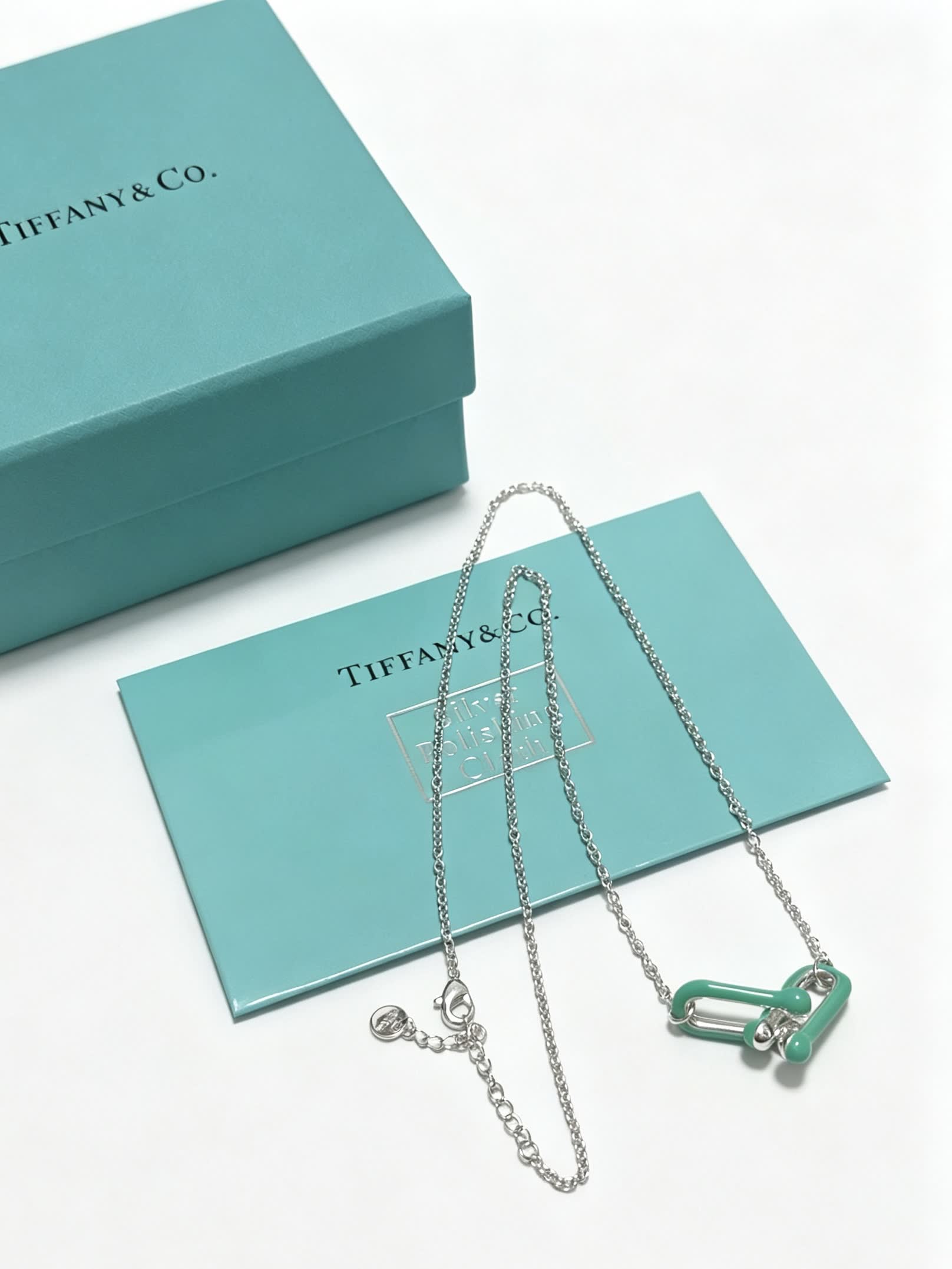 Tiffany & Co. Return to Tiffany Sterling Silver Heart Tag Necklace